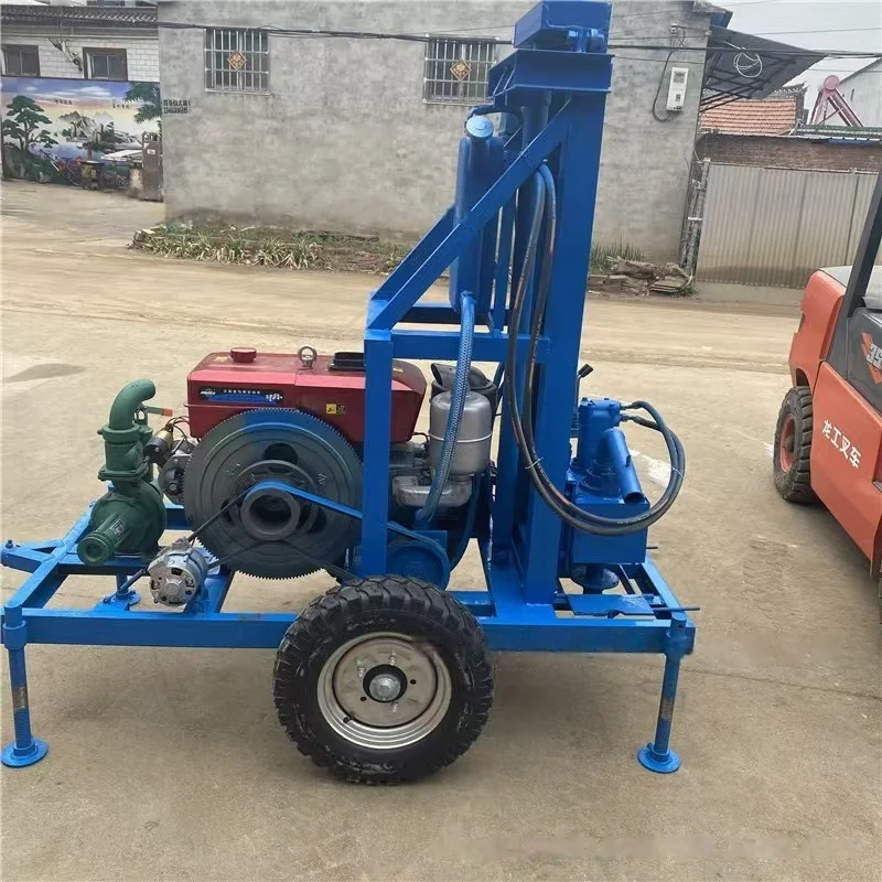 

Diesel Hydraulic Small Drilling Machine Agricultural Field Irrigation Well Drilling Machine