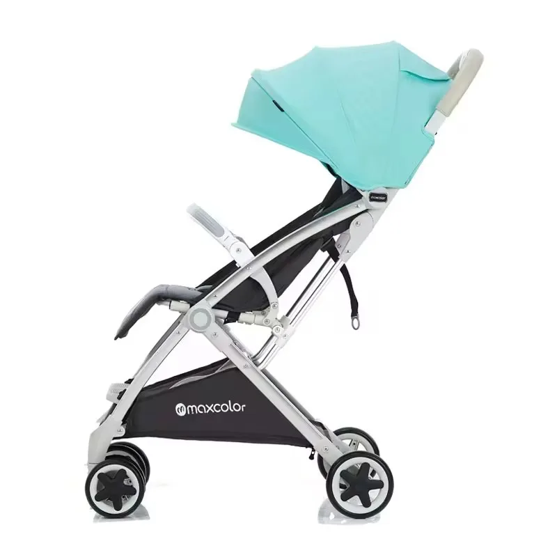 Poussette bébé ultra-légère pour nouveau-né, siège à bascule bidirectionnelle, pliable et réglable, absorption des chocs