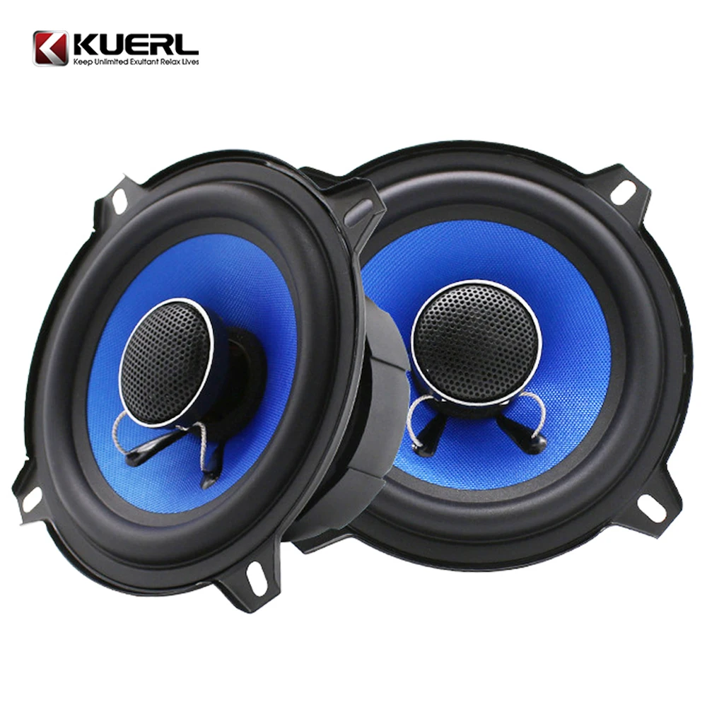 Best 1pair of 5inch Composite Glass Fiber Cone High Power Audio Speaker High End Subwoofer Speaker Popular Auto Coaxial Speaker