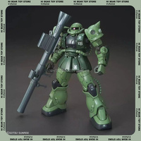 Gaogao Hg 1/144 GTO MS-06C-6/R6 Zaku 2 Type C-6 Assembly Model Collectible Robot Action Figures Colection Ornament Kids Gifts