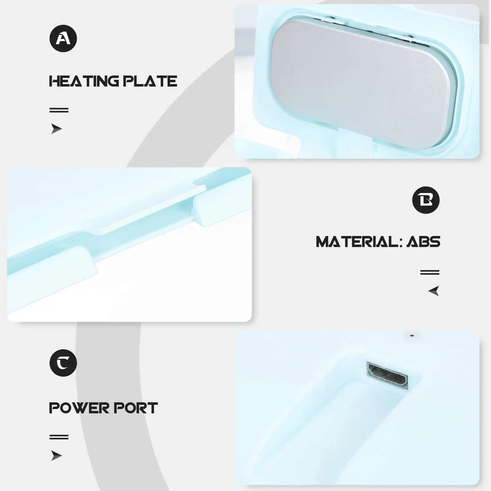 

1Pcs Baby Wipe Warmer ABS Material Low Power Wet Tissue Heater for Comfortable Baby Skin Winter Wet Tissue Heating