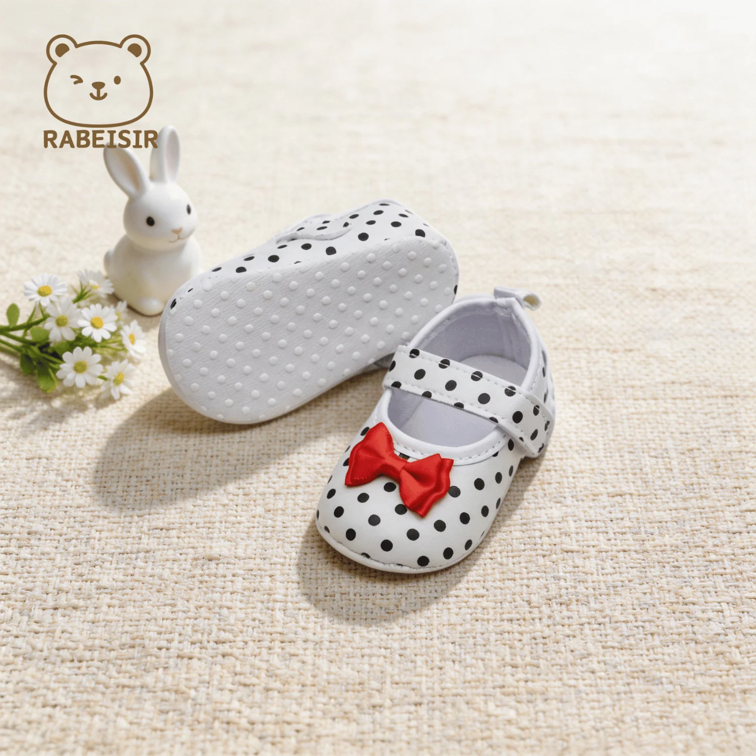 Baby-Stufen-Schuhe für Babys, erstes Paar Kleinkind-Schuhe, Babyschuhe, atmungsaktiv, rutschfest, modische Mädchen-Schuhe im Prinzessinnen-Stil – Detail 8