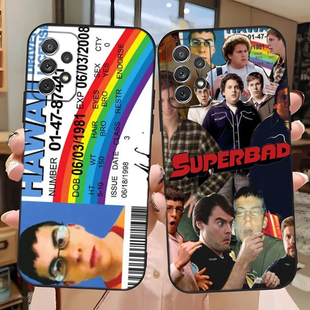 M-Mclovin Movie S-Superbad Phone Case For Samsung Galaxy A13,A21s,A22,A31,A32,A52,A53,A71,A80,A91 Soft Black Phone Cover