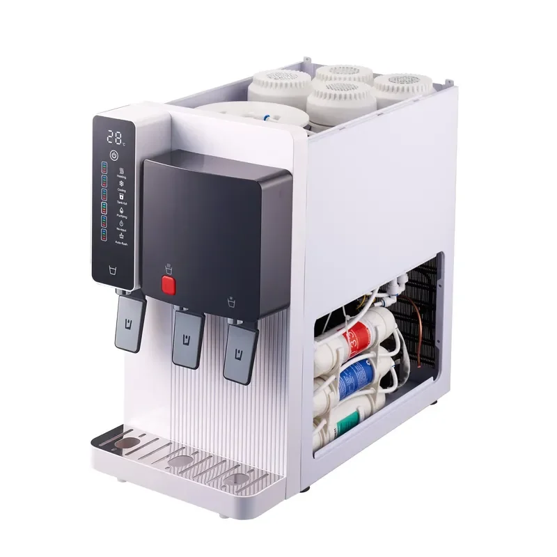 2025 7-Stage Countertop Faucet Mount RO Water Filter Electric Reverse Osmosis System Direct Drinking Water Plastic for Hotels