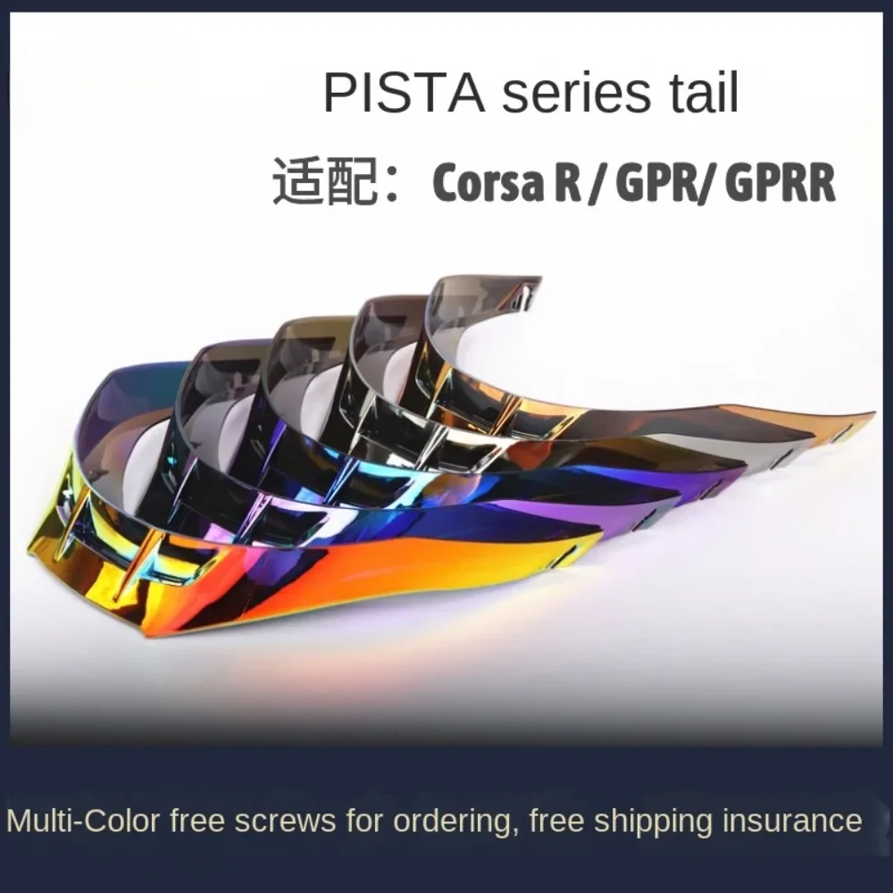 

PISTA Motorcycle Helmet Retrofit Tail GPR GPRR Corsa R Helmet Personality Big Tail Spoiler Wing Helmet Accessories