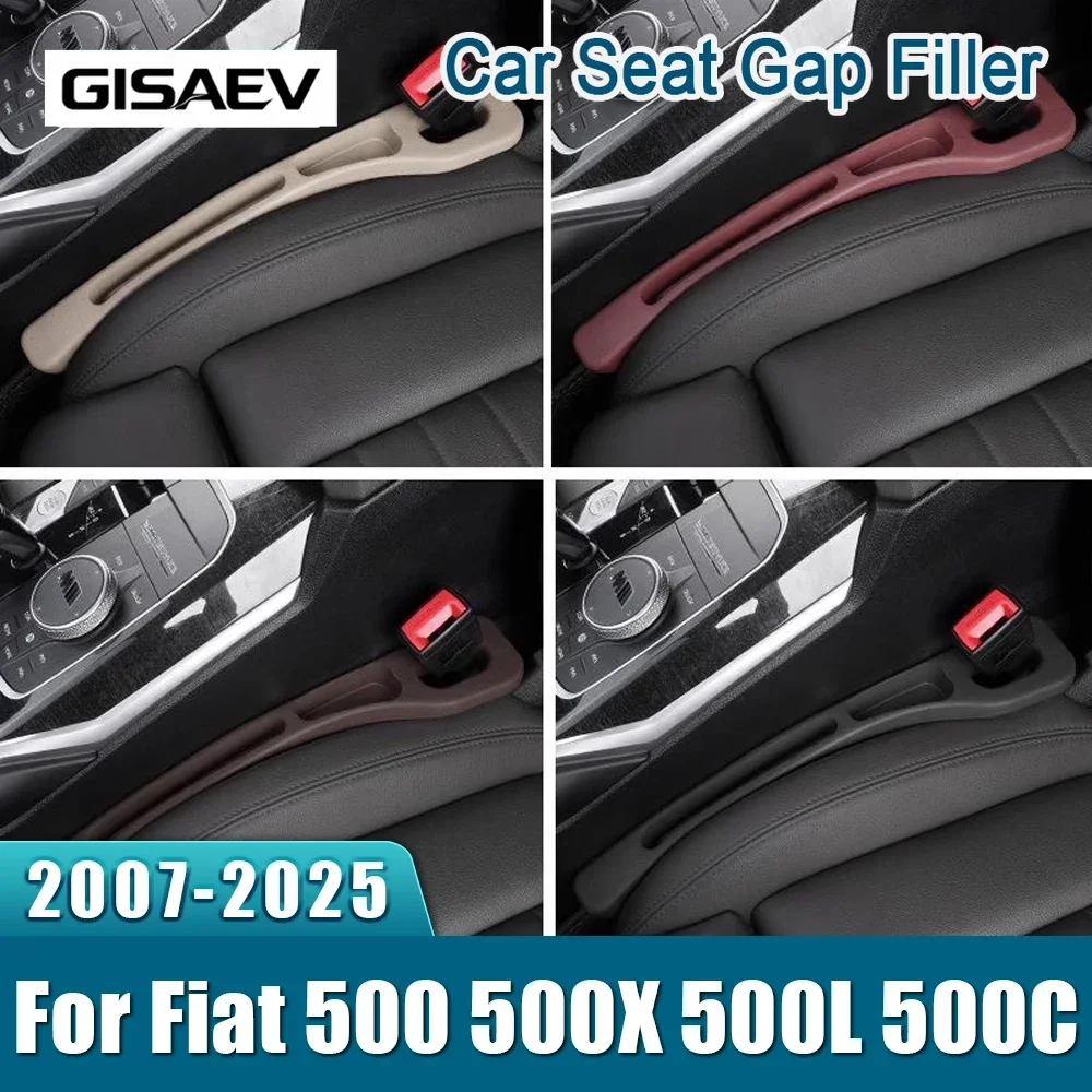 For Fiat 500 500X 500L 500E 500C Ibrida 2007-2016 2017 2018 2019 2020 2021 2022 2023 2024 2025 2PCS Car Seat Leak Proof Strips