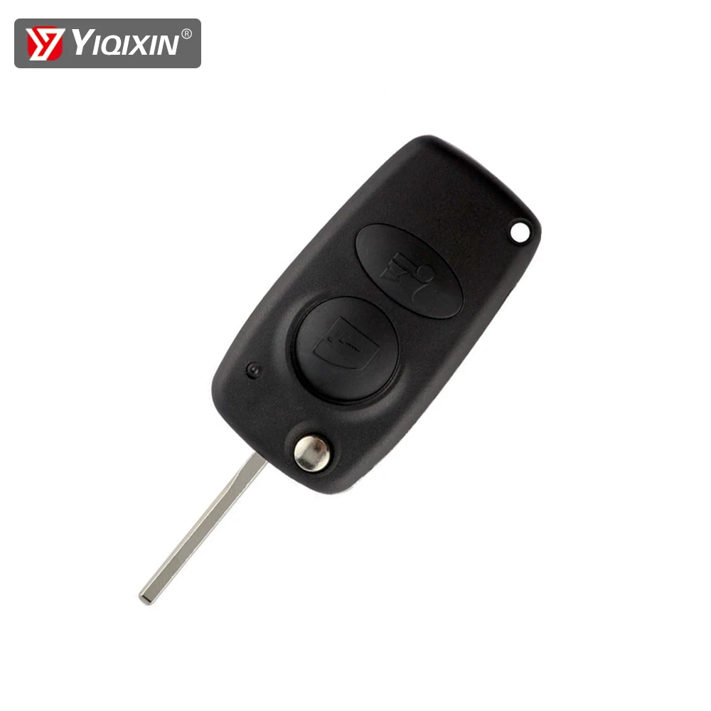 YIQIXIN Remote Key For Alfa Romeo 166 Car Key Shell Cover Case No Logo 2002 Smart Uncut Blade Folding Auto Spare Parts Replace