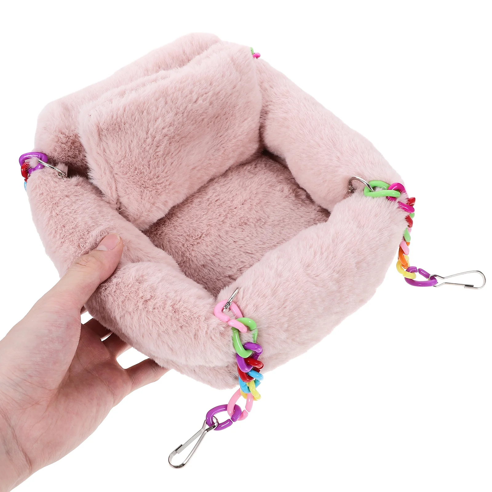 

Hanging Chinchilla Hammock Cotton Hideaway for Guinea Pig Hamster Soft Bed Safe Play Rest Space Cage Decorative Pet Supply