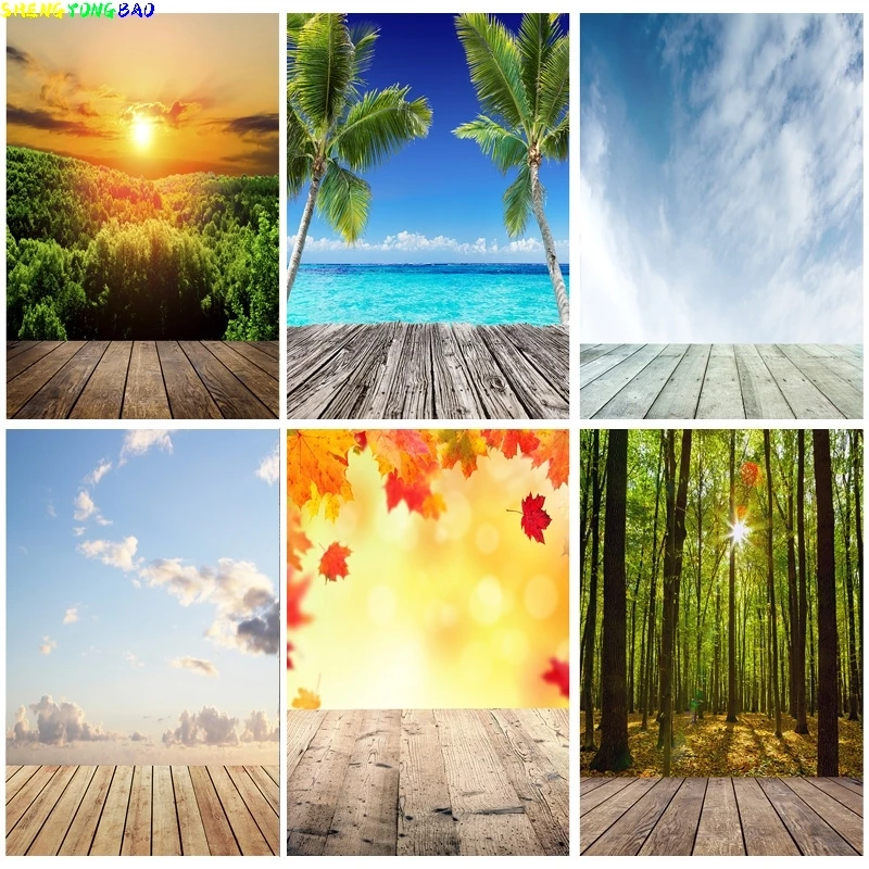 

Vinyl Custom Landscape Spring Forest Photography Backgrounds Sky Sea Scenery Baby Portrait Photo Backdrops Studio 210309TFX-01