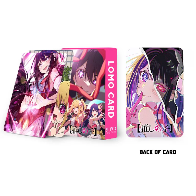 60PCS/Set NEW Anime Oshi No Ko Lomo Cards Peripheral HD High Quality Printed Photo Cards Fans Collection Photocards Gift