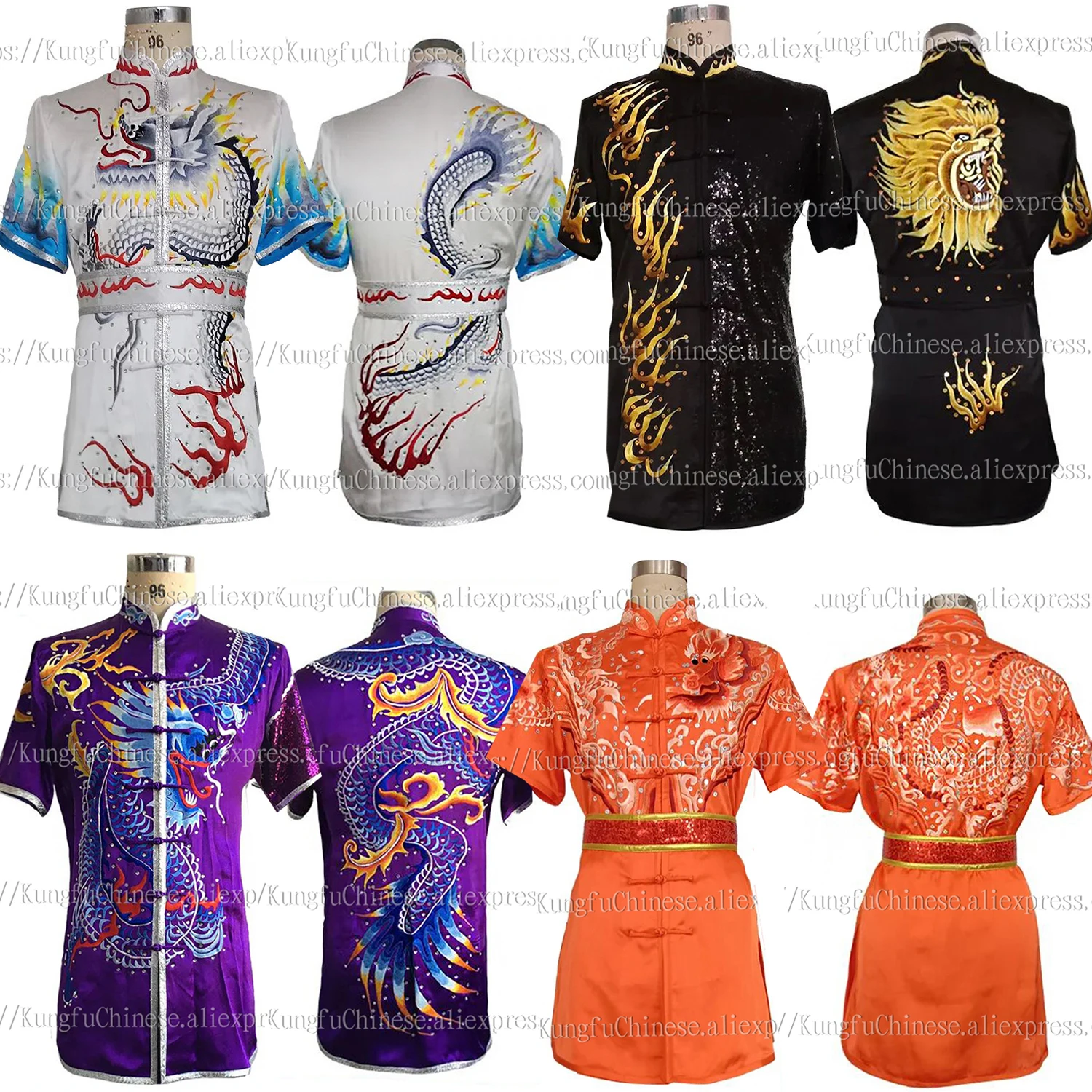 

Upscale Wushu uniform Kungfu costume Martial arts garment Changquan outfit Embroidery for man woman girl boy kids adults Unisex