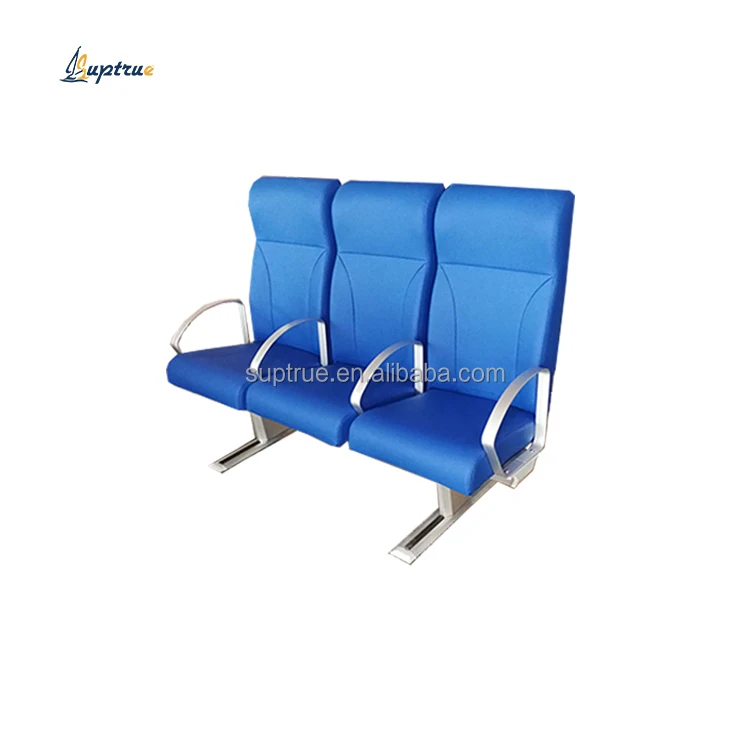 

Suptrue Marine Accessories Comfortable Design Reclining PU Leather Ferry Fixed Back Marine Boat Passenger Seats