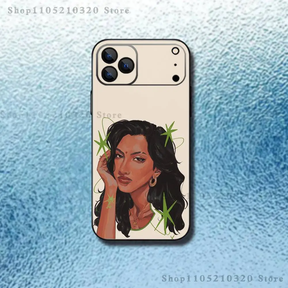 حافظة هاتف K-Katseye Gnarly Group لهاتف iPhone 17,16,15,14,13,12,11، Pro Max، XS، X، XR، SE، Mini، 8، 7، غطاء أسود من السيليكون الناعم