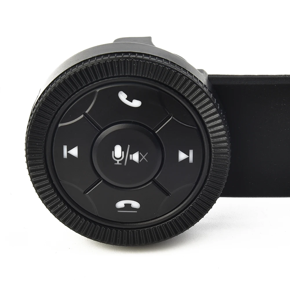 Steering Wheel Button Controller Compatible with Car Radio and GPS Systems Including Volume and Track Controls