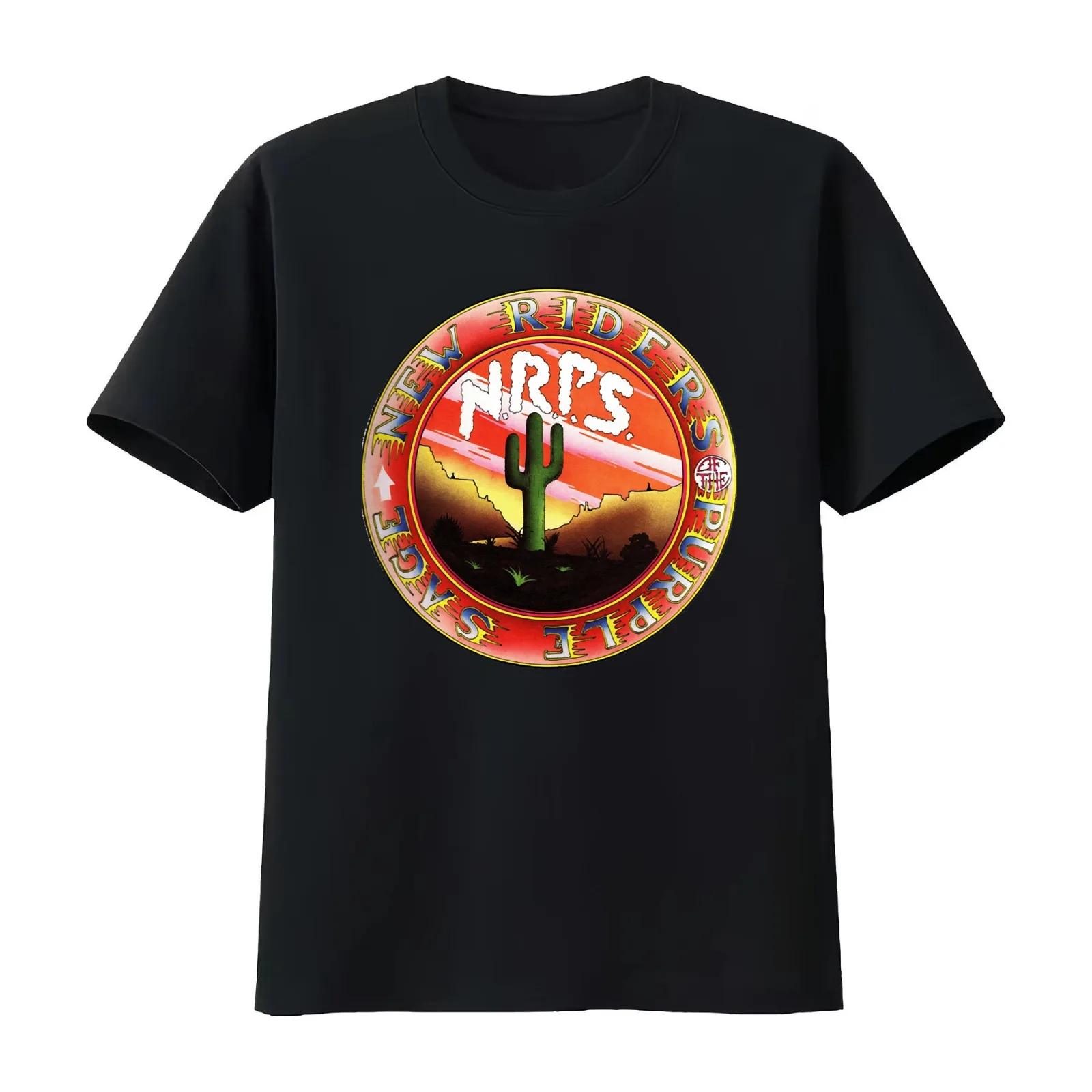 New Riders Of The Purple Sage T-Shirt Summer Casual Cotton Tee Oversized Streetwear Tops Vintage Graphic Print 100% Cotton