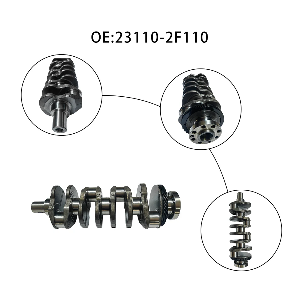 OEM de vilebrequin de moteur de vente chaude 231102 Ensemble de vilebrequin F110 23110-2F110 pour Santa Fe Kia