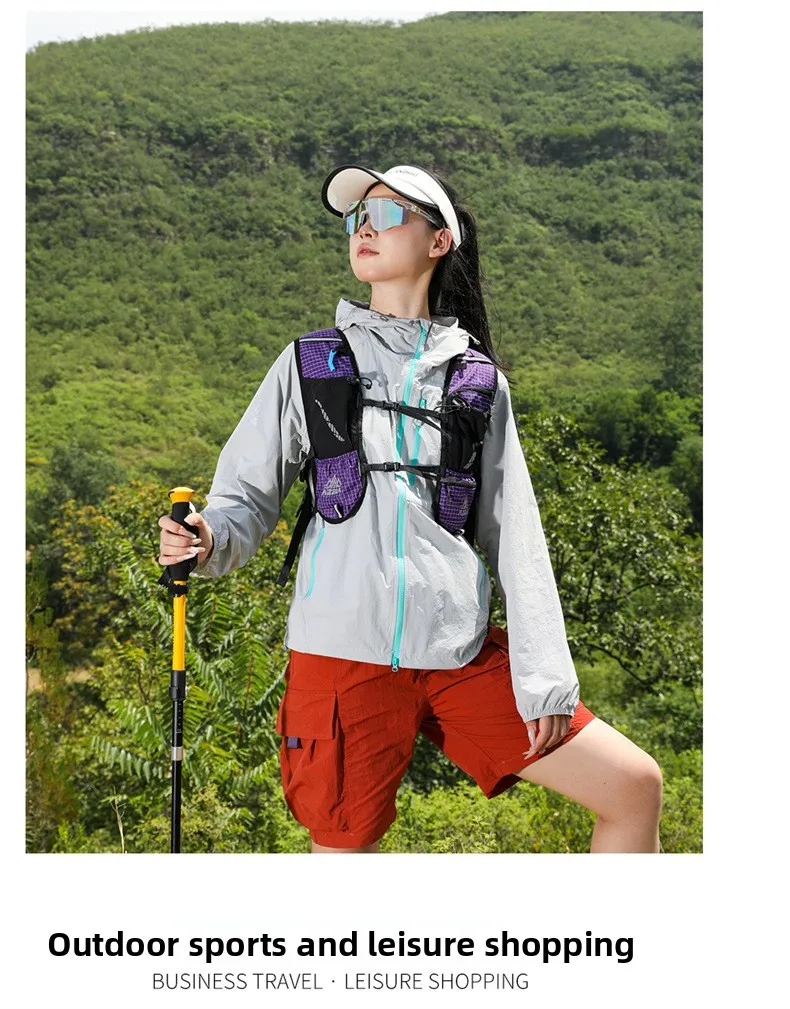 15L Ultraleichter Wanderrucksack Wasserdichter Outdoor-Sport-Reiserucksack für Männer Frauen Camping Klettern Radfahren Tasche – Detail 19