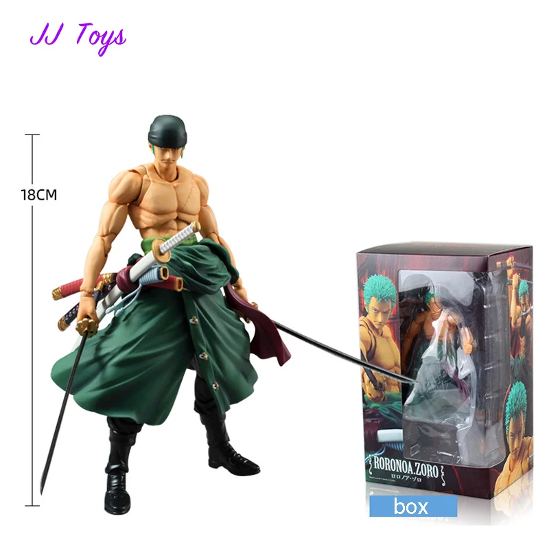 

18cm One Piece Anime Figures Roronoa Zoro Action Figure Statue Model Doll Collection Toys Gifts
