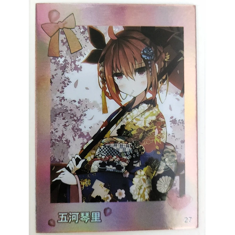 Anime Goddess Story Fantasy Country Mona Kamisato Ayaka Yor Forger Joan of Arc Nakano Miku Photo Card Collection Birthday Gifts