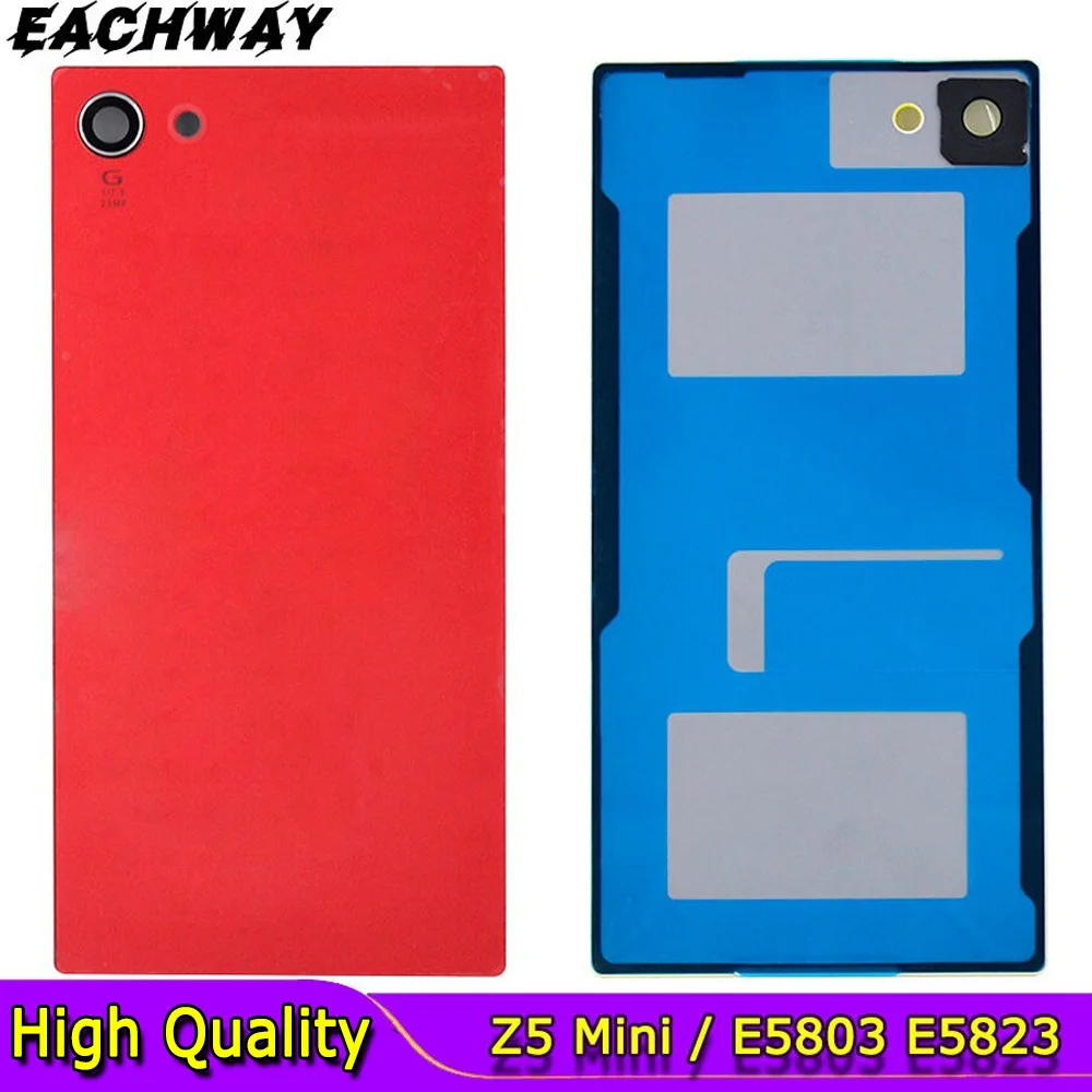 

For Sony Xperia Z5 Compact Battery Cover E5803 E5823 Housing Rear Door Case Replacement Part 4.6" For Sony Z5 Compact Back Cover