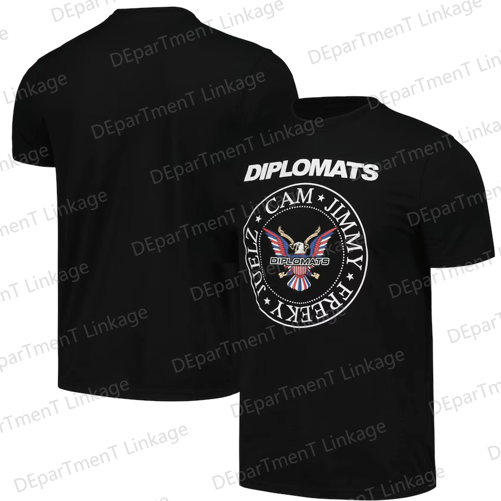 2024 New Arrival Rock and Roll Music Classic vintage The Diplomats Reason Unisex Downtown T-Shirt Cotton Tee Kids/Adults