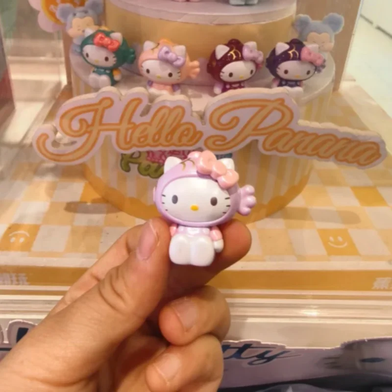 Nuovo disponibile autentico Hellokitty Joyful Encounter Koi Cute Bean Hello Kitty Blind Box Mini fatto a mano carino decorazione ragazza regalo