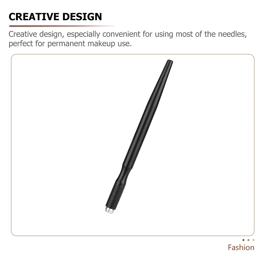 قلم Microblading من سبائك الألومنيوم، قلم وشم حواجب ممتاز قابل لإعادة الاستخدام لممارسة التدريب الاحترافي، هدية مثالية للمكياج