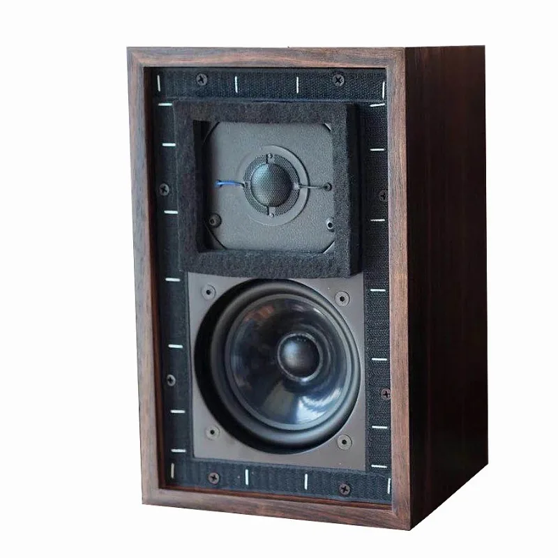 BestVox Monitor Bookshelf HIFI Speakers 83dB Passive Classic 11 Ohms Version Plywood Speaker Box 15 Ohms