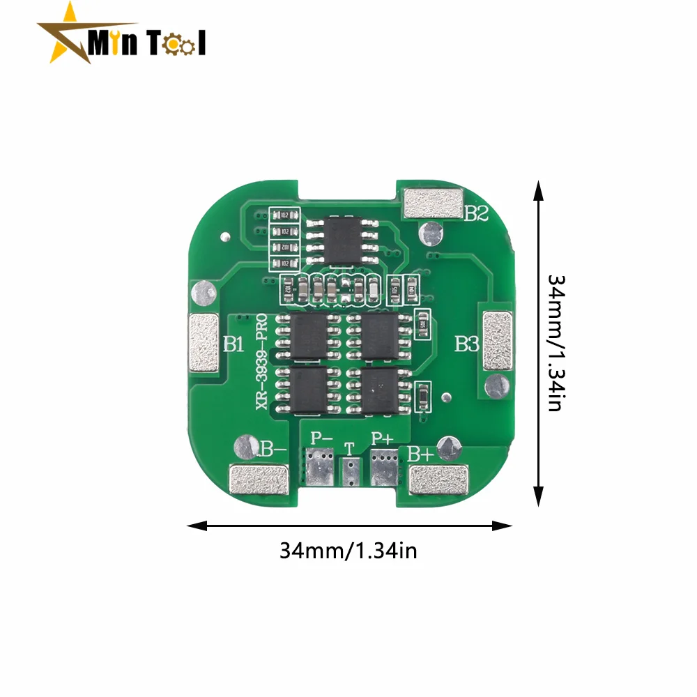 4S 14.8V / 16.8V 20A Peak li-ion BMS PCM Battery Protection Board BMS PCM for lithium LicoO2 Limn2O4 18650 li Battery Power Tool