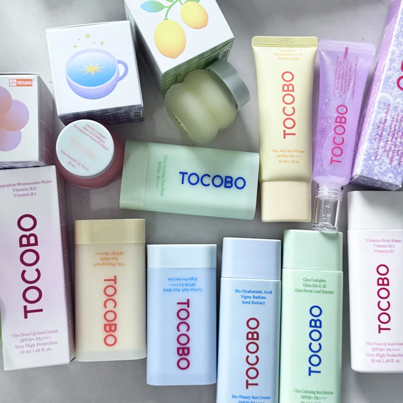 TOCOBO Skincare Sunscreen Products Sunscreen Stick Sun Primer Eye Gel Cream Cleansing Foam Cleansing Oil Lip Moisturizing Mask