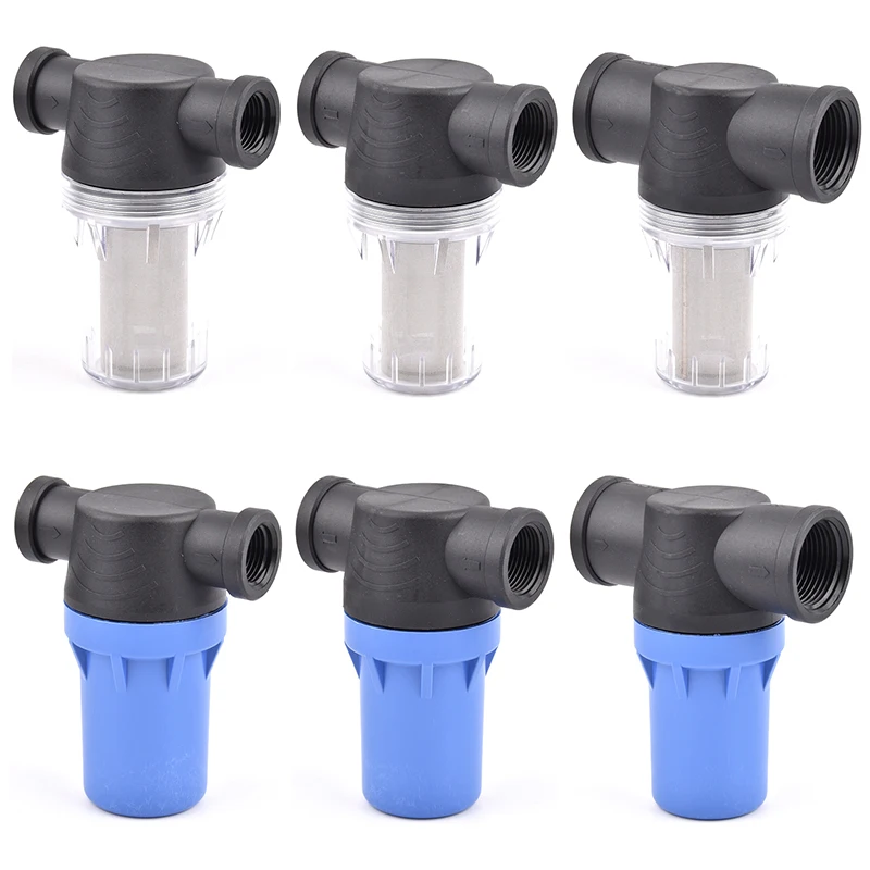 1/2''~1'' Garden Watering Filter Irrigation Impurity Prefilter Fish Tank Water Pump Filter, Kitchen Bathroom Water Pipe Strainer