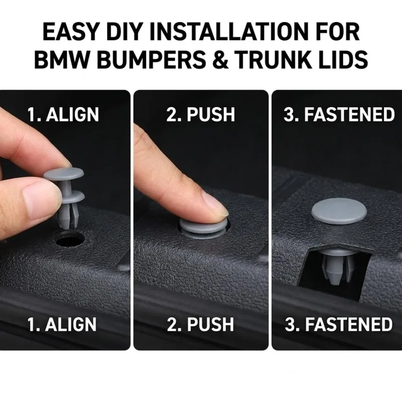 Auto Clips Fasteners Accessories Car Trunk Liner Retaining Clips  for BMW Bumper Covers and Trunk Lid Trim Retaining Clip Rivets
