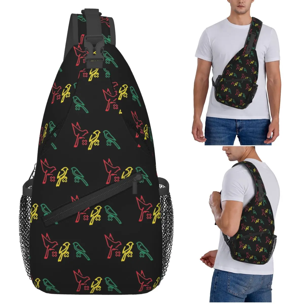 

Ajax Bob Marley нагрудная сумка мужской рюкзак через плечо нагрудная сумка дорожный походный рюкзак сумка на плечо