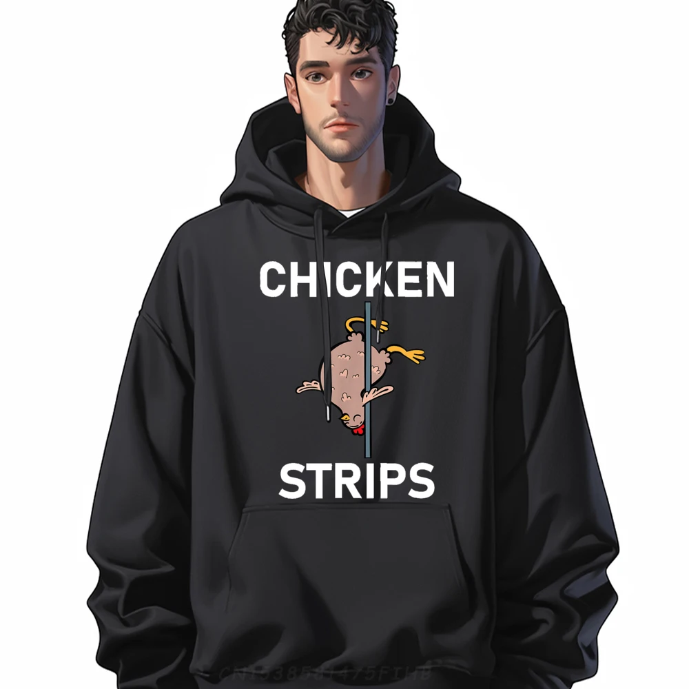 

Chicken Strips Pun Funny Jokes Hip Hop Hoodies Girlfriend Christmas Hoodies Graphic Hoodies Long Sleeve Newest Crew Neck