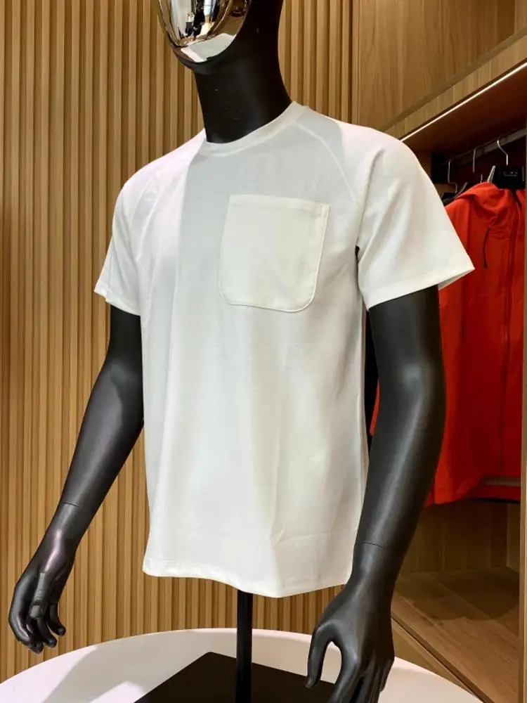 

Cloud Touch Sensation Ultra Smooth Dra Elastic Breathable Spring Summer Men's Luxury Sle Chest ket Casual ort S...