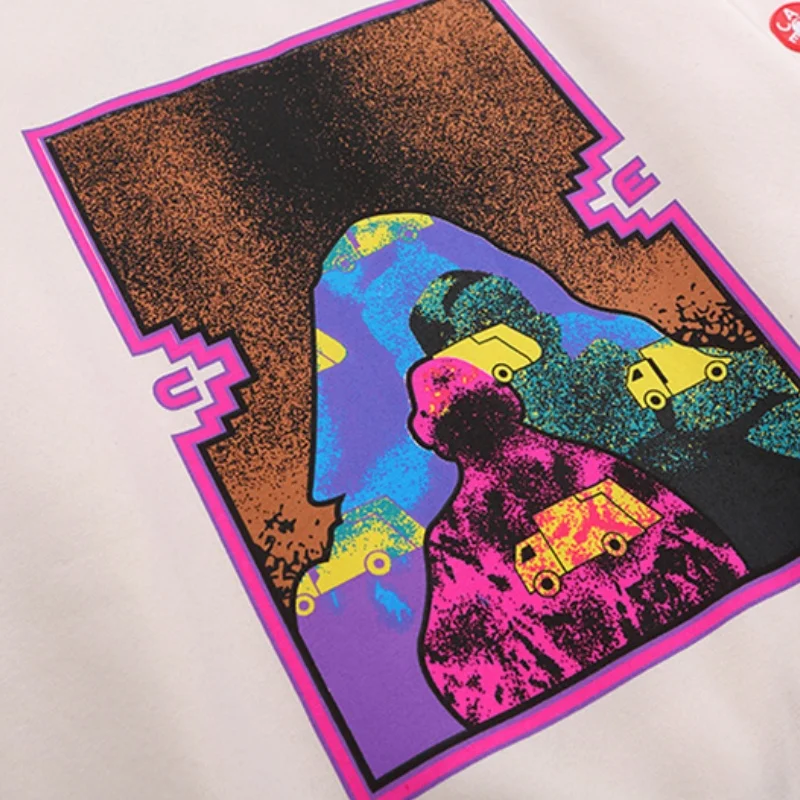 Retro Washed Batik C.E Cav Empt Fleece Round-neck Sweatshirt Casual Loose Men Women Sportswear