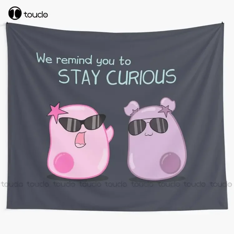 Fique Curioso! Com as irmãs ameba tapeçaria tapeçaria compras on-line cobertor tapeçaria quarto colcha decoração parede engraçada