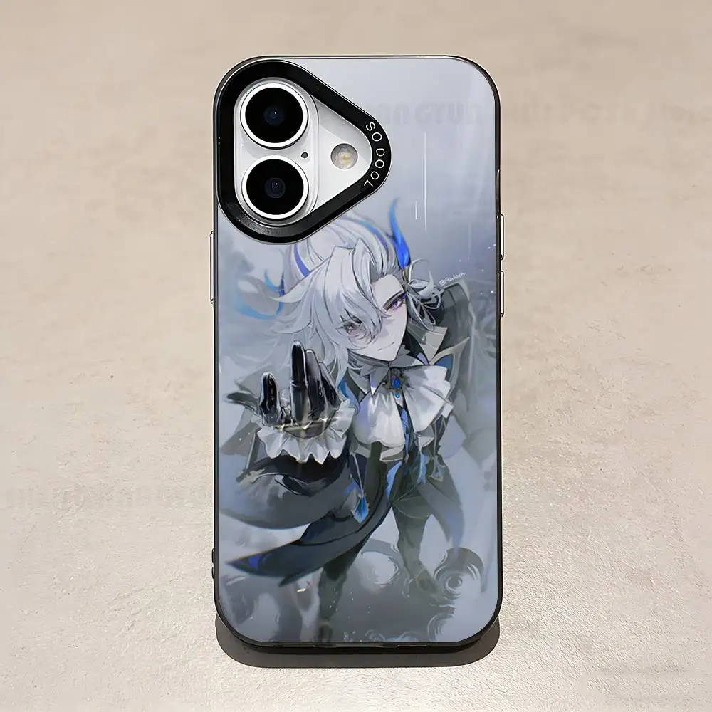 Neuvillette Wriothesley Phone Case For IPhone 17 16e 16 15 14 13 12 Pro Max X XR XS MAX Back Cover