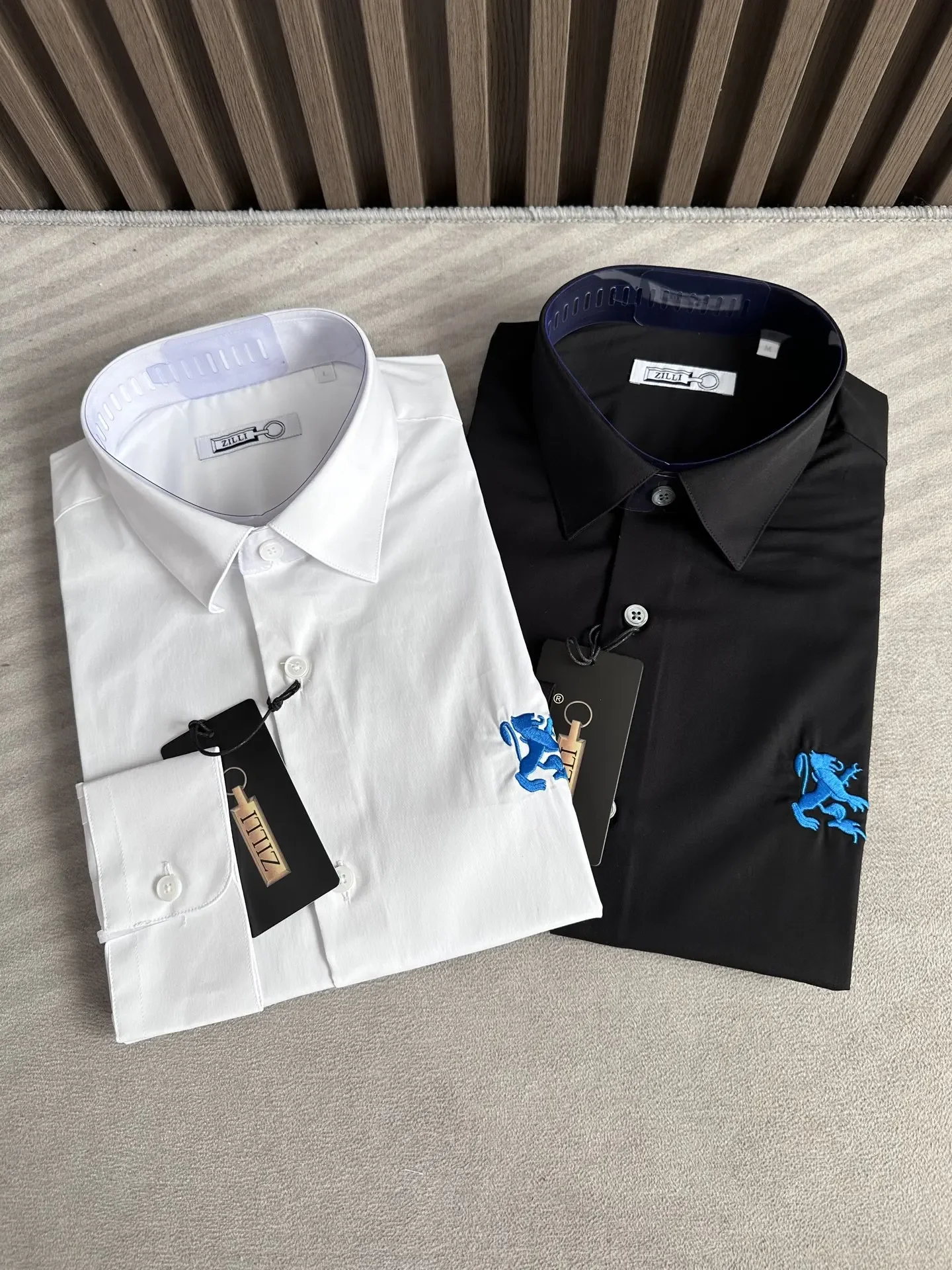 

BLSK CPRT Shirt cotton men 2025 New casual fashion embroidery comfortable long sleeves straight high quality size S-XXL