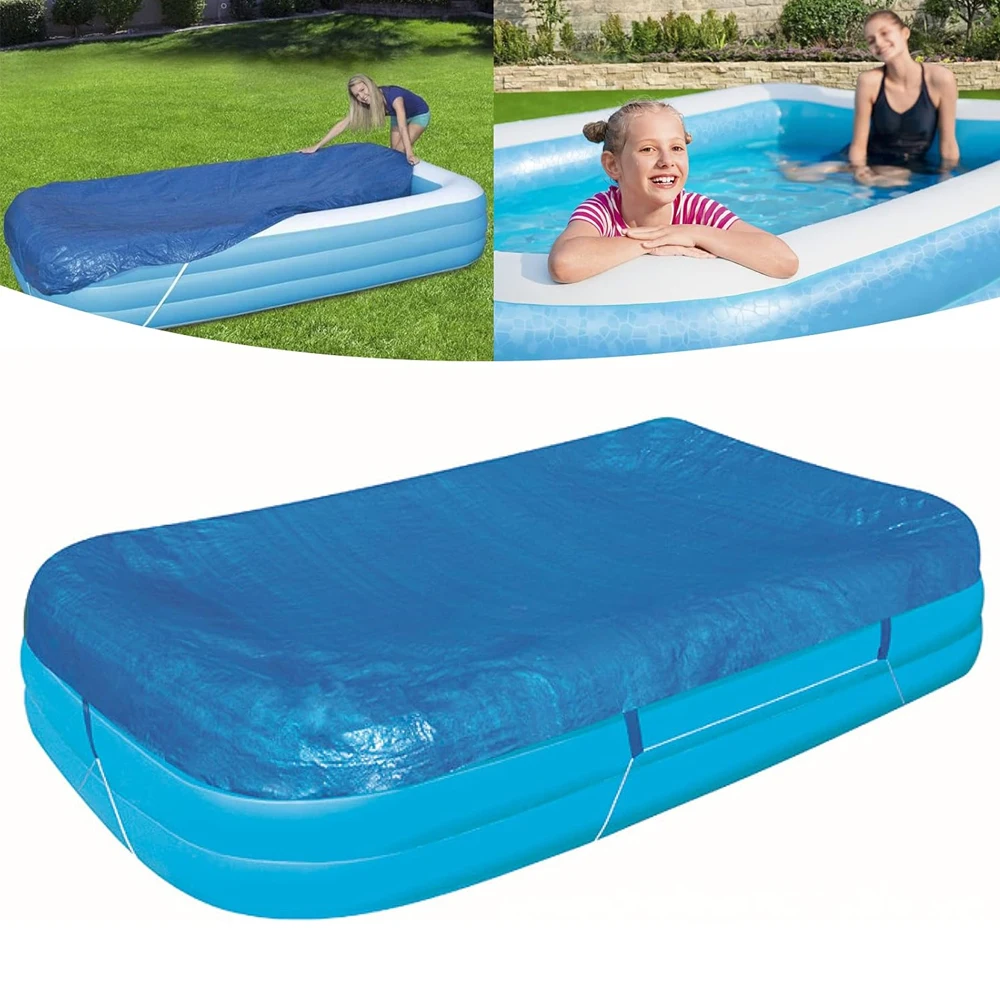 

Dustproof Rainproof Waterproof Square Swimming Pool Cover,Family Pool Cover Rectangle Swimming Pool