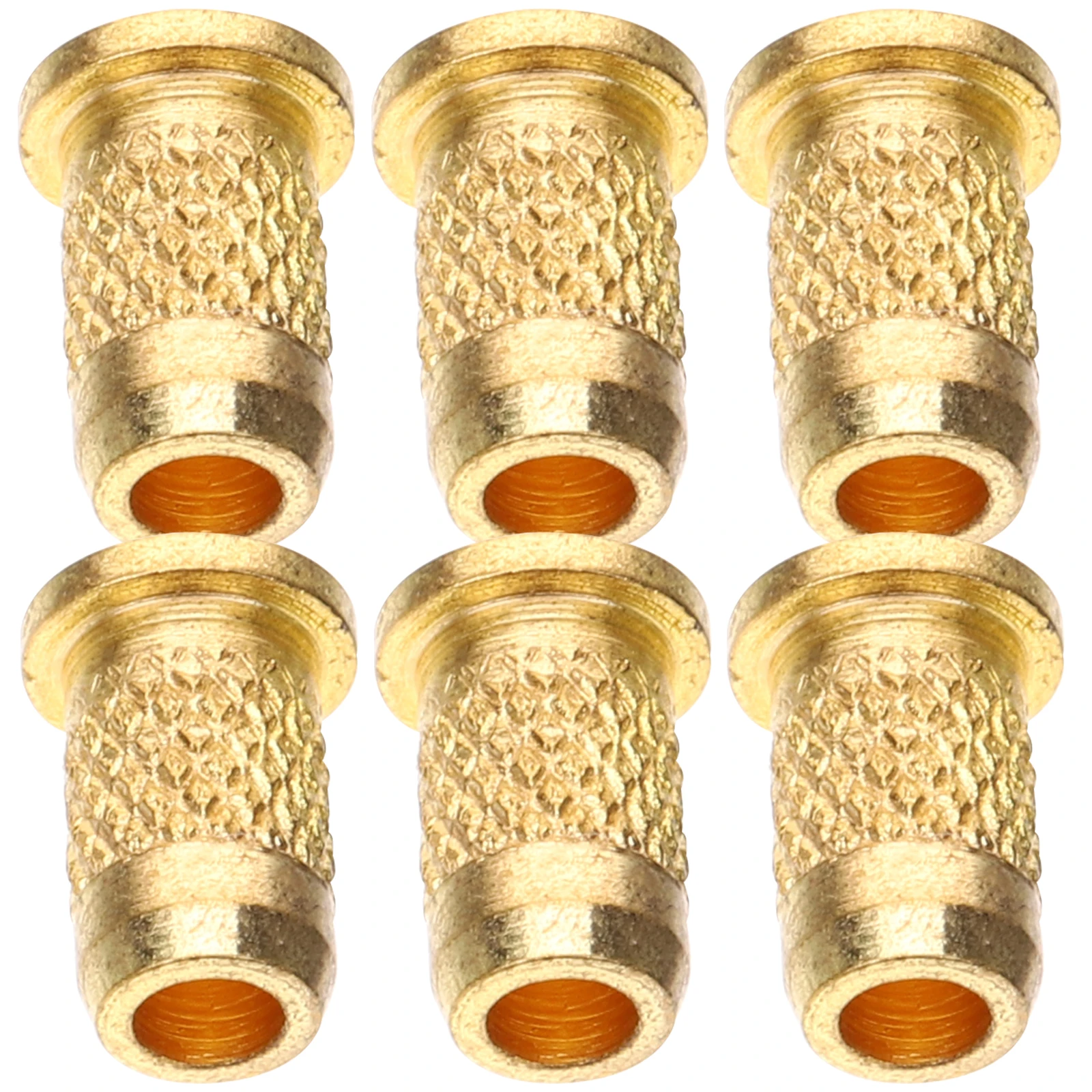 

6pcs Guitar String Guitar Mounting Buckle Buckle Durable Ferrules Accessories Bridge Retainer Through Body Caps Mounts