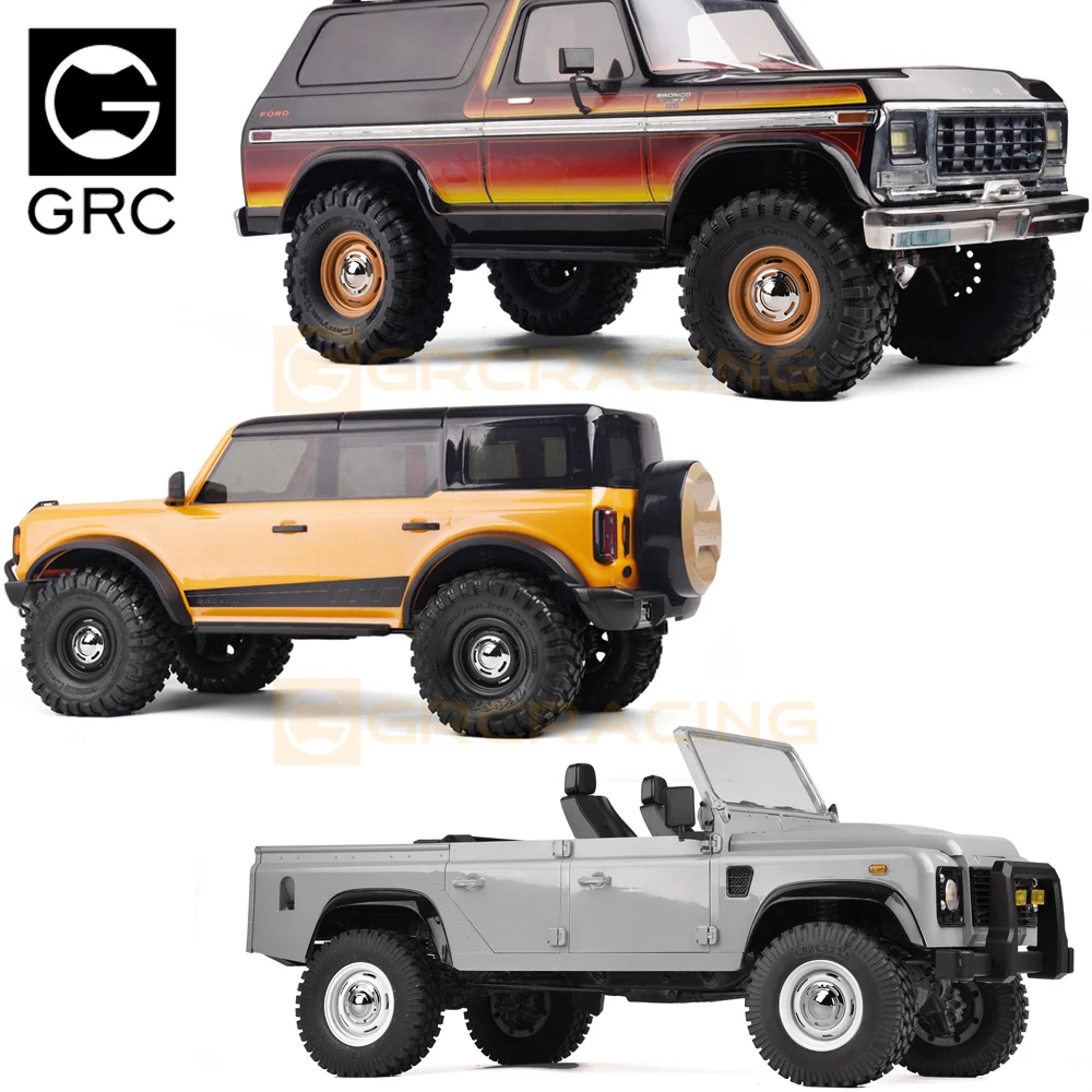 Grc 1.9-inch Metal Wheel G12 Retro Style 1/10 Simulation Climbing Car Tire Clamp Wheel Scx10 T4