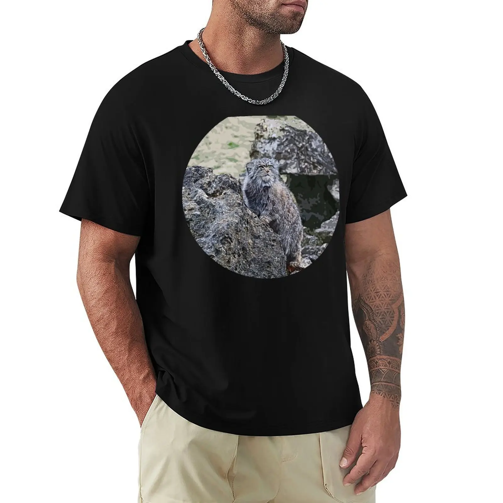 

Amazing Pallas Cat T-Shirt for a boy shirts graphic tee mens fashion