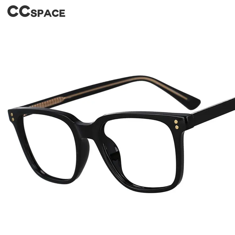 53104 Plastic Titanium Optical Glasses Frames Rivet Square Anti Blue Men Women Fashion Computer Glasses