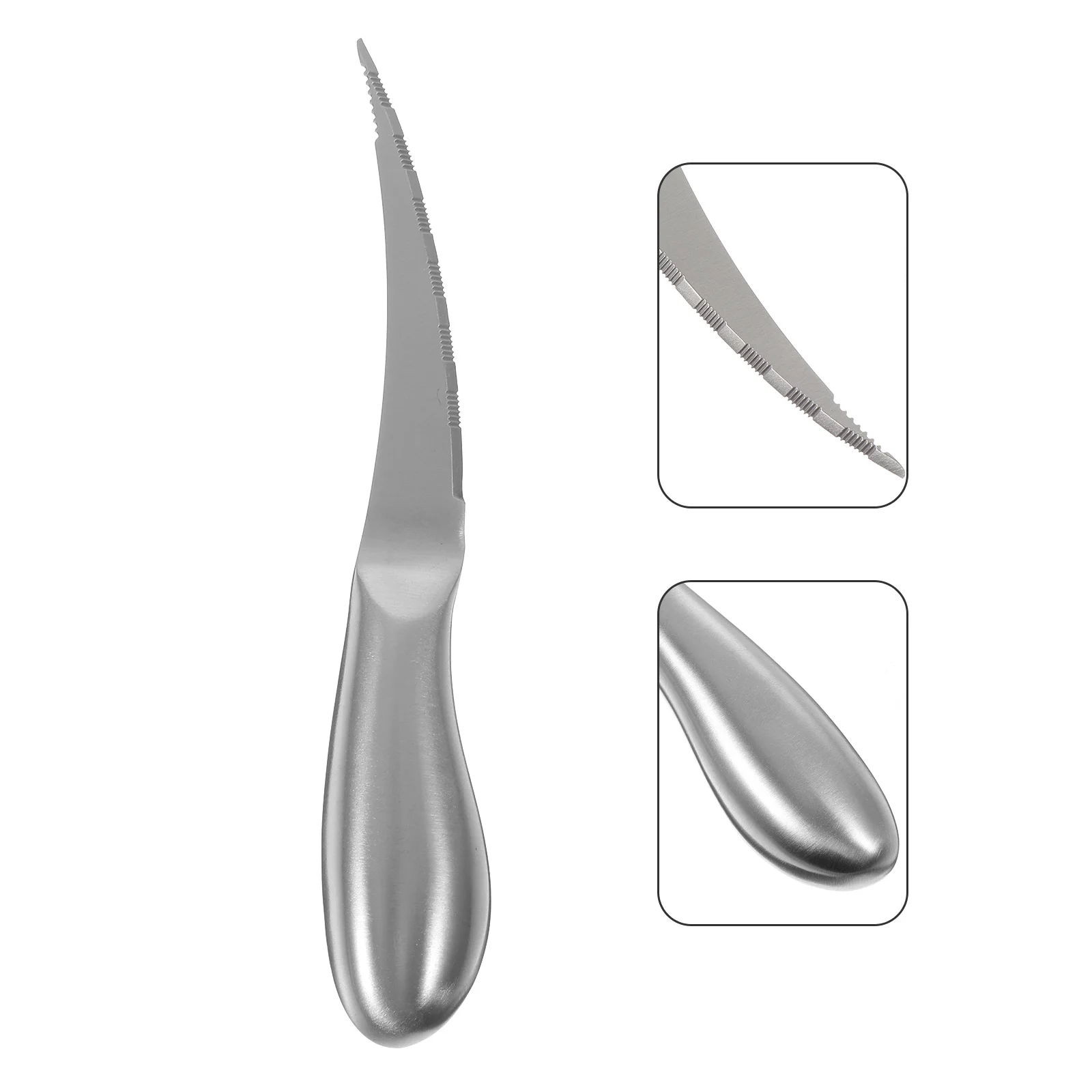 1Pcs Stainless Steel Shrimp Line Peeler Shrimp Cleaning Cutter Thread Remover Rust Resistant Comfortable Use