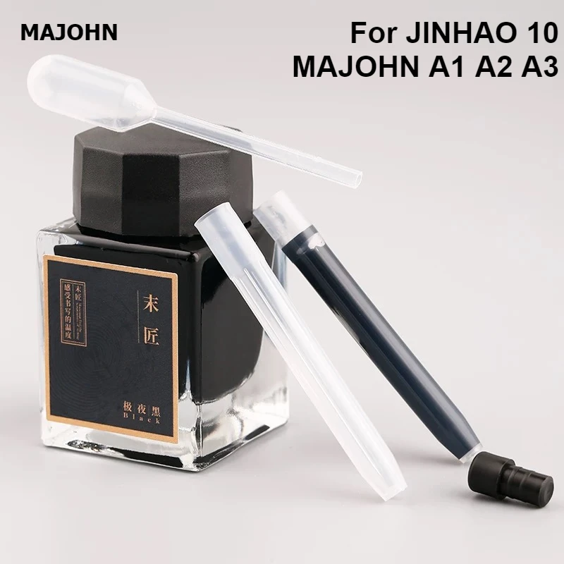 Für A1 A2 A3 JINHAO 10 Majohn A1 Presse Füllfederhalter Tinte Nachfüllpatronen 5,5 mm Kaliber Schule Bürobedarf Schreibwaren
