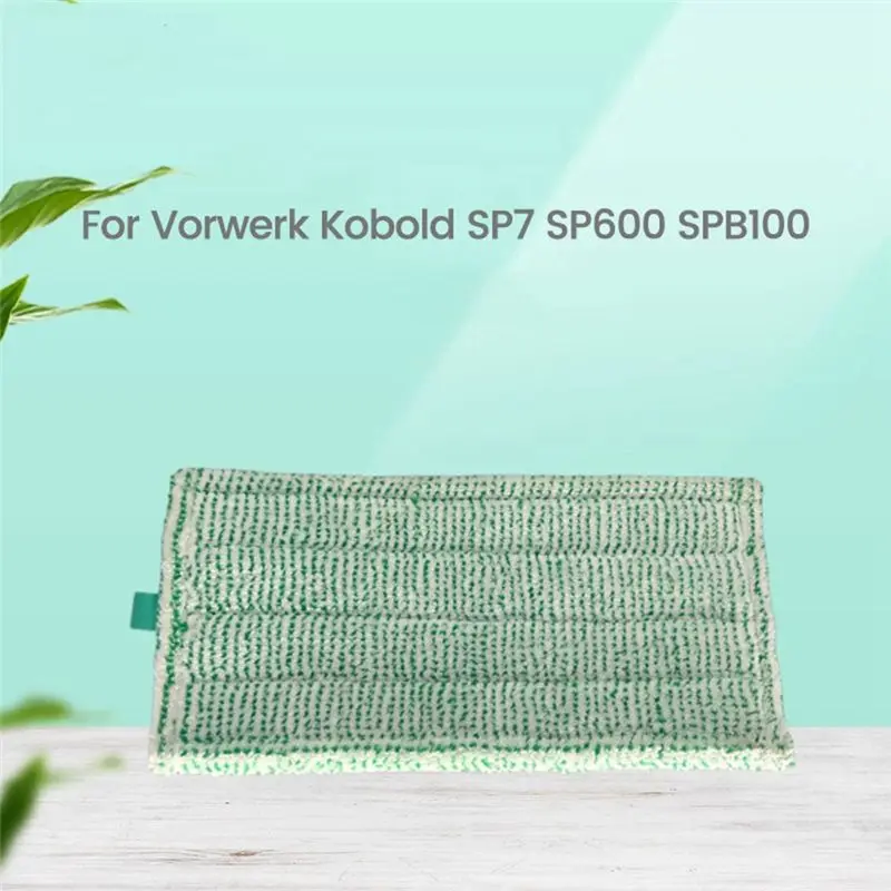 B59B 4PCS Mop Cloth for Vorwerk Kobold SP7 SP600 SPB100, Reusable Microfiber Cleaning Cloths, Washable Vacuum Cleaner Parts