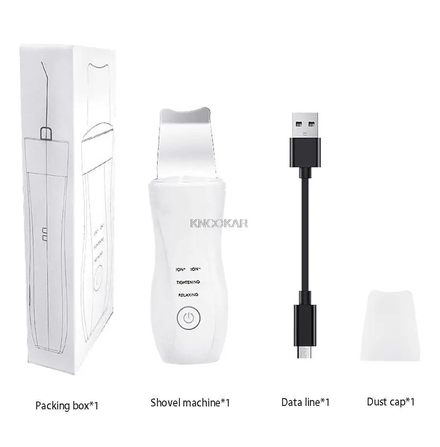 Ultrasonic Shovel Machine Electric Blackhead Removal Machine Ion Implant Cleansing Machine Beauty Pore Cleaner D360