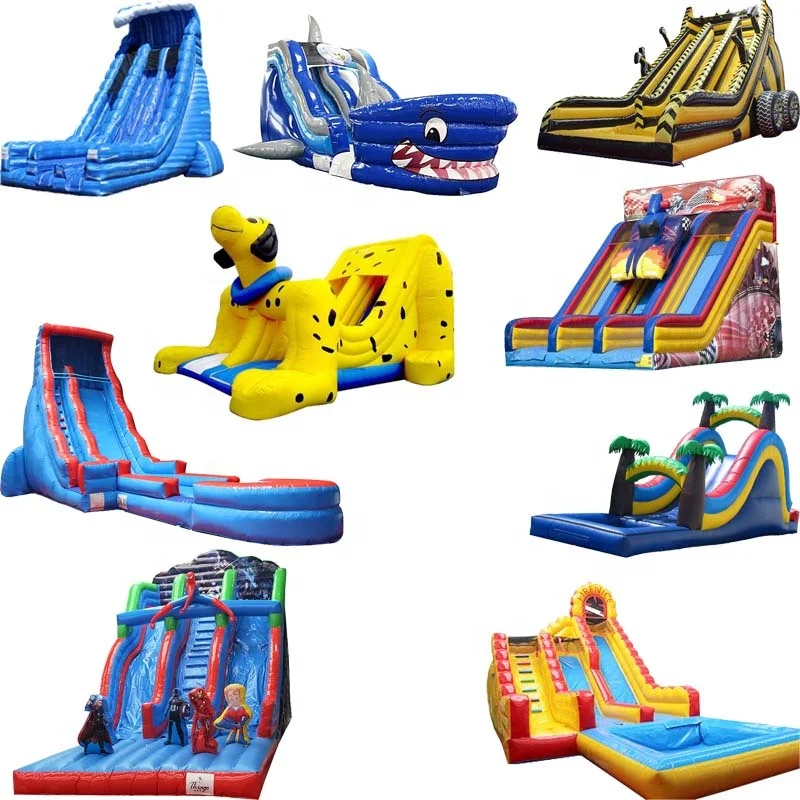 FOR  Featured inflatable water slide  with swimming pool collection Best price high quality