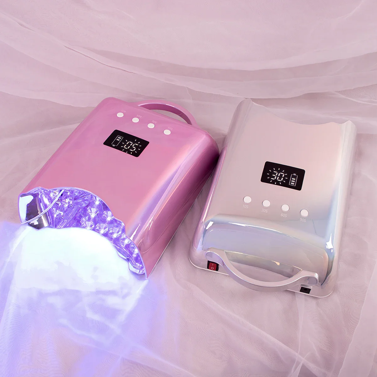 Pro Cordless 78W UV LED Nail Lamp Manicure Rechargeable Battery Nail Dryer For Curing Gel Polish Lamp Light
